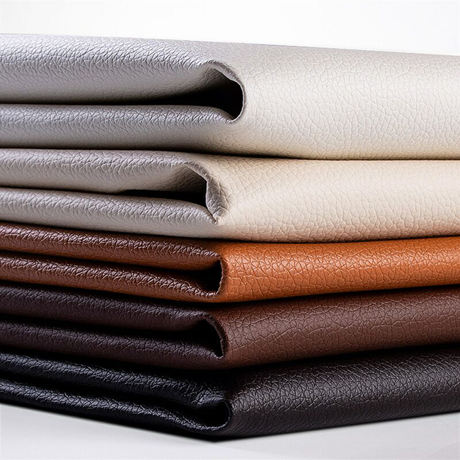 Baixing Factory PU PVC Microfiber Leather Fabric
